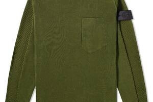 Свитер Stone Island 504A2 Shadow Project Ultra Twisted Crew Knit Green M