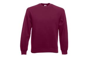 Свитшот Fruit of the Loom Classic raglan sweat L Бордовый (062216041L)