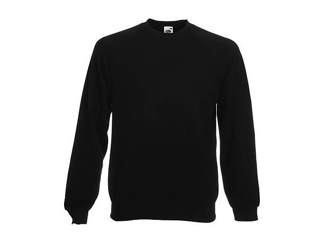 Свитшот Fruit of the Loom Classic raglan sweat L Черный (062216036L)