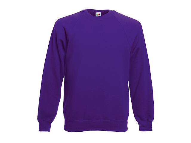 Свитшот Fruit of the Loom Classic raglan sweat L Фиолетовый (0622160PEL)