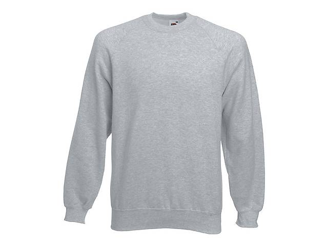 Свитшот Fruit of the Loom Classic raglan sweat XL Светло-серый (062216094XL)