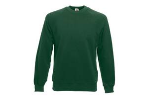 Свитшот Fruit of the Loom Classic raglan sweat XL Темно-Зеленый (062216038XL)