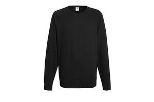 Свитшот Fruit of the Loom Lightweight raglan sweat L Черный (062138036L)