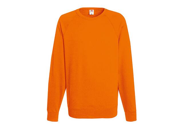 Свитшот Fruit of the Loom Lightweight raglan sweat M Оранжевый (062138044M)