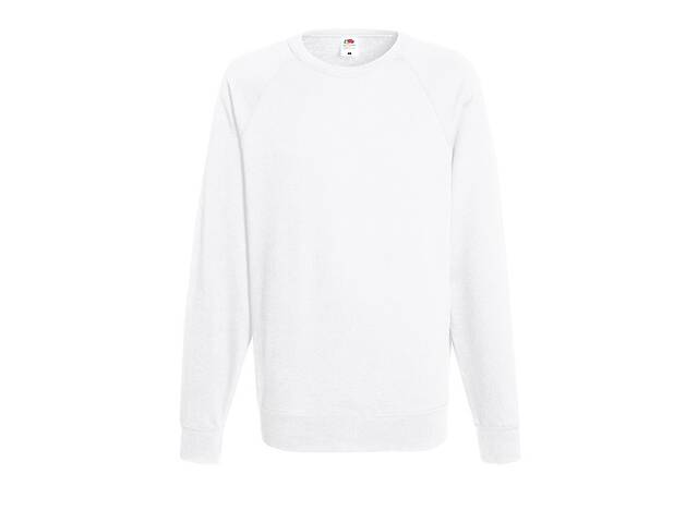 Свитшот Fruit of the Loom Lightweight raglan sweat S Белый (062138030S)