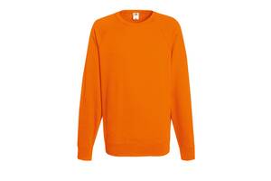 Свитшот Fruit of the Loom Lightweight raglan sweat S Оранжевый (062138044S)