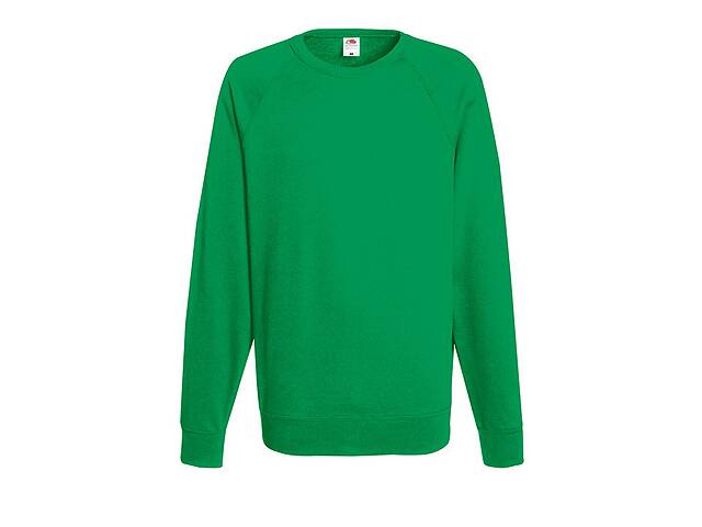 Свитшот Fruit of the Loom Lightweight raglan sweat XXL Ярко-зеленый (062138047XXL)