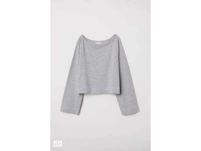 Свитшот H&M M серый 3046221627