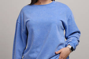 Свитшот женский 341542 р.L-XL Fashion Голубой