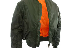 Тактическая двусторонняя куртка бомбер Mil-Tec ma1 олива 10403001 M