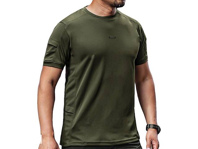 Тактическая футболка мужская S.archon S299 CMAX M Хаки (10973-61313)