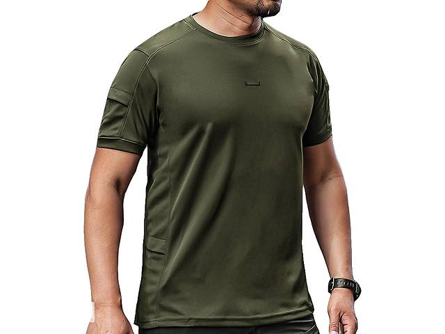 Тактическая футболка мужская S.archon S299 CMAX M Зеленый (10973-61370)