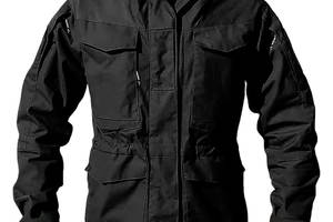 Тактическая куртка с капюшоном S.archon M65 2XL Black (11417-61867)