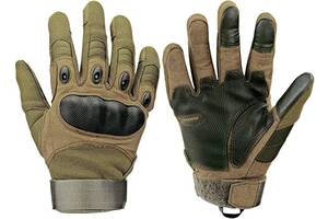 Тактические перчатки EKIPINUA #EKIP5 Хаки XL