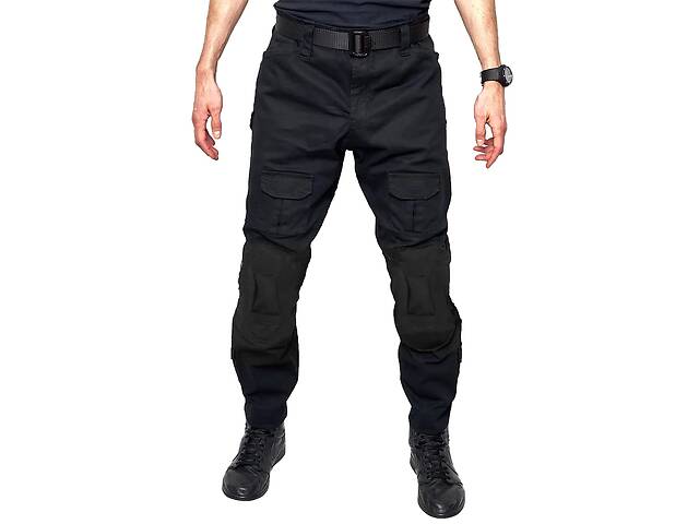 Тактические штаны ESDY B603 Black 30 размер мужские брюки военные с карманами (4257-18517a)