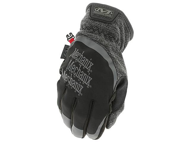 Тактические Утепленные Перчатки Mechanix Wear ColdWork FastFit, Черные / Серые XL