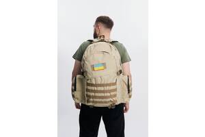 Тактический рюкзак Intruder светлый бежевый с косым карманом (1467085551)