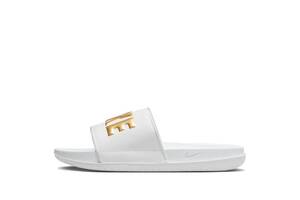 Тапочки женские Nike Wmns Offcourt Slide White Metallic Gold (BQ4632-106) 38 Белый