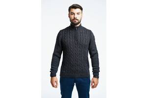 Теплый свитер с молнией SVTR 48 Темно-серый (397)