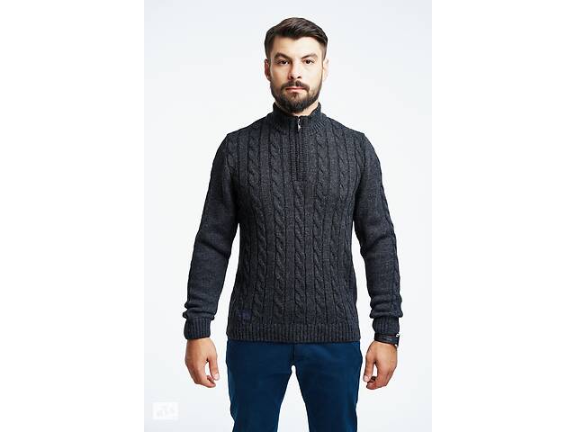 Теплый свитер с молнией SVTR 50 Темно-серый (397)