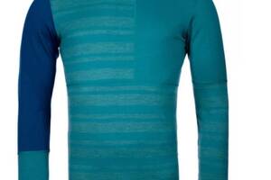 Термофутболка Ortovox 185 Rock'N'Wool Long Sleeve Men L Темно-Бирюзовый