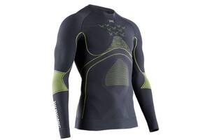 Термофутболка X-Bionic Energy Accumulator 4.0 Shirt Round Neck Long Sleeve S Чорний/Зелений (1068-EA-WT06W19M S G099)