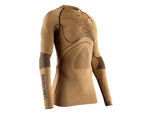 Термофутболка X-Bionic Radiactor 4.0 Shirt Round Neck Long Sleeve Women L Пісочний (1068-RA-WTXXW19W L S001)