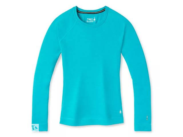 Термокофта Smartwol Womens Merino 250 Baselayer Crew Boxed M Бирюзовый