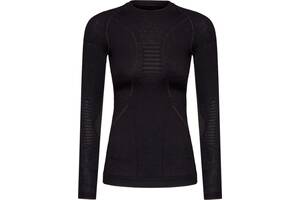 Термокофта X-Bionic Apani 4.0 Merino Shirt Round Neck Long Sleeve Women XL Чорний (1068-AP-WT06W19W XL B026)