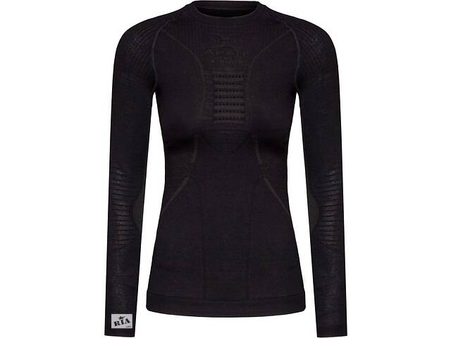 Термокофта X-Bionic Apani 4.0 Merino Shirt Round Neck Long Sleeve Women XL Чорний (1068-AP-WT06W19W XL B026)