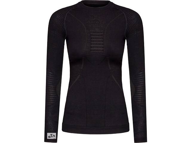 Термокофта X-Bionic Apani 4.0 Merino Shirt Round Neck Long Sleeve Women XS Чорний (1068-AP-WT06W19W XS B026)