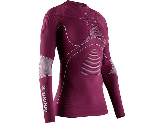 Термокофта X-Bionic Energy Accumulator 4.0 Shirt Round Neck Long Sleeve Women Plum XS (1068-EA-WT06W19W XS V005)