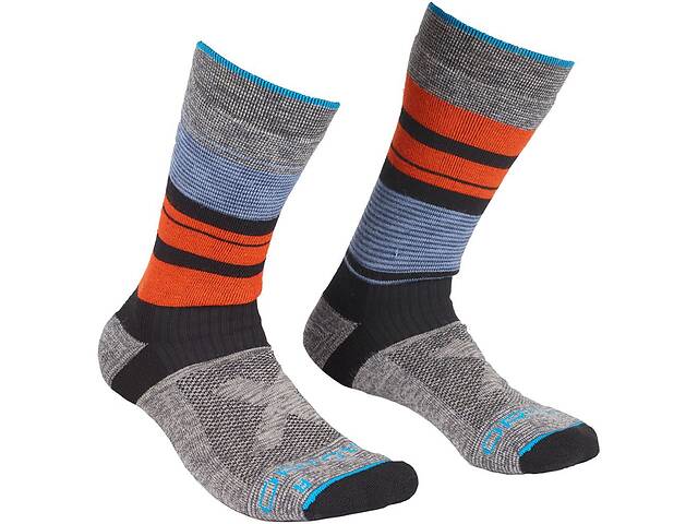 Термоноски Ortovox All Mountain Mid Socks Warm Men 39-41 Серый-Оранжевый