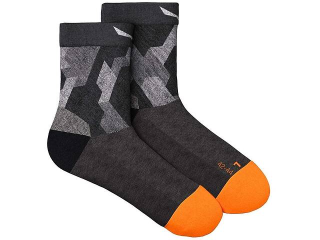 Термоноски Salewa Pedroc Camu QRT Socks Mens 39-41 Черный-Серый