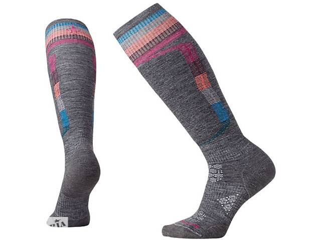 Термоноски Smartwool Women's PhD Ski Light Elite Pattern M Серый