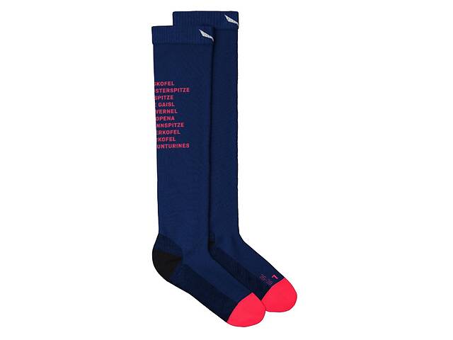 Термоноски женские Salewa Ortles Dolomites Merino Knee Cut Socks Women 39-41 Темно-Синий