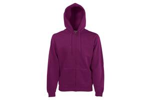 Толстовка Fruit of the Loom Classic hooded sweat jacket L Бордовый (062062041L)