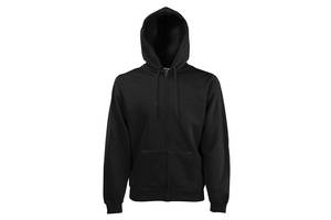 Толстовка Fruit of the Loom Classic hooded sweat jacket L Черный (062062036L)