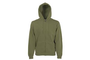 Толстовка Fruit of the Loom Classic hooded sweat jacket L Оливковый (062062059L)