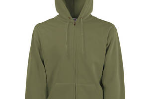 Толстовка Fruit of the Loom Classic hooded sweat jacket L Оливковый (062062059L)