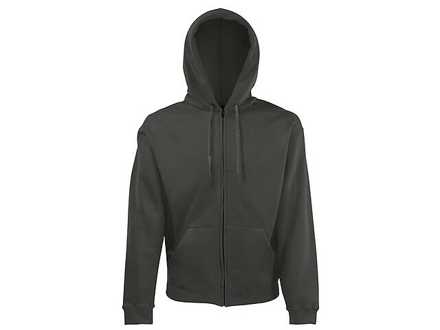 Толстовка Fruit of the Loom Classic hooded sweat jacket L Светлый Графит (0620620GLL)