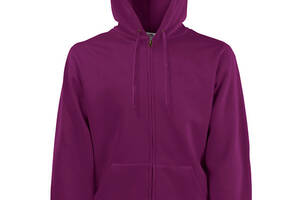 Толстовка Fruit of the Loom Classic hooded sweat jacket M Бордовый (062062041M)