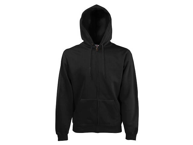 Толстовка Fruit of the Loom Classic hooded sweat jacket M Черный (062062036M)