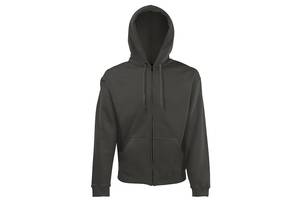 Толстовка Fruit of the Loom Classic hooded sweat jacket S Светлый Графит (0620620GLS)