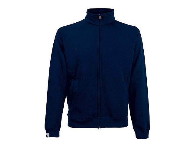 Толстовка Fruit of the Loom Классичний sweat jacket S Темно-Синій (0622300AZS)