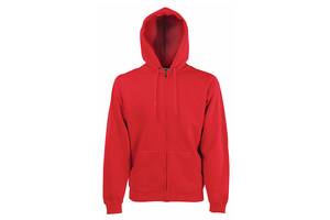Толстовка Fruit of the Loom Premium hooded sweat jacket L Красный (062034040L)