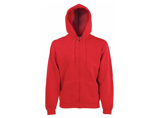 Толстовка Fruit of the Loom Premium hooded sweat jacket L Красный (062034040L)