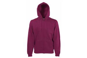 Толстовка Fruit of the Loom Premium hooded sweat jacket S Бордовый (062034041S)