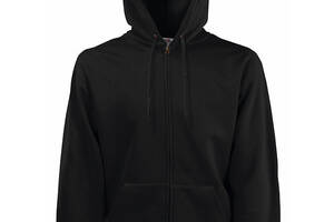 Толстовка Fruit of the Loom Premium hooded sweat jacket S Черный (062034036S)