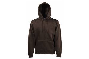 Толстовка Fruit of the Loom Premium hooded sweat jacket S Шоколадный (0620340CQS)